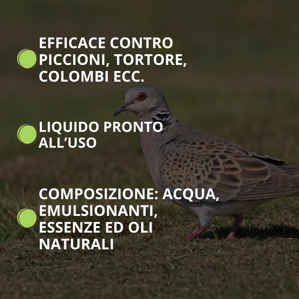 Vithal Garden Disabituante Piccioni spray repellente 500ml balconi