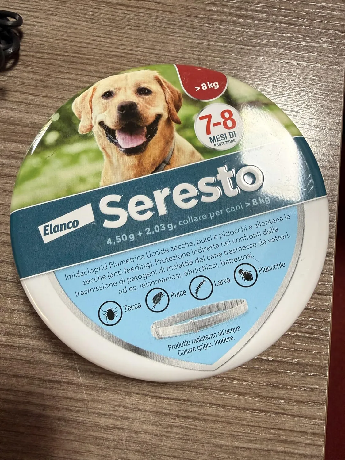 Elanco Seresto collare antiparassitario cani oltre 8 kg