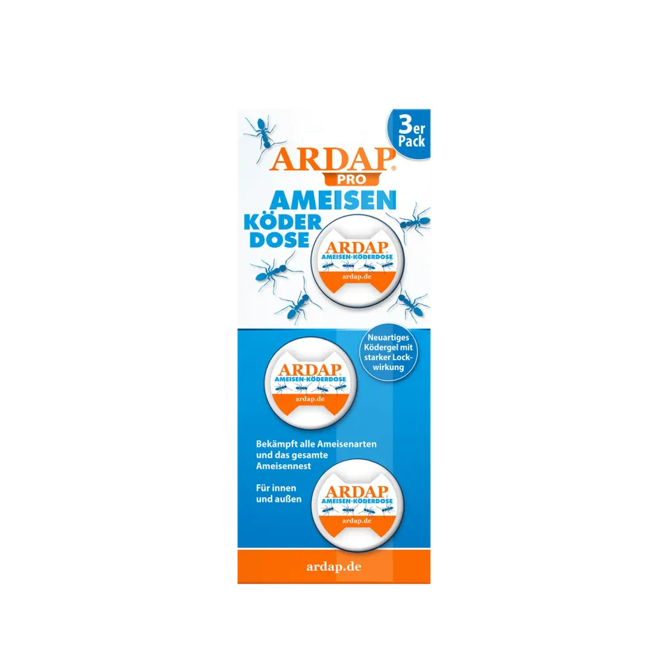 ARDAP Pro Esca Formiche Gel 3 Pezzi Effetto Nido