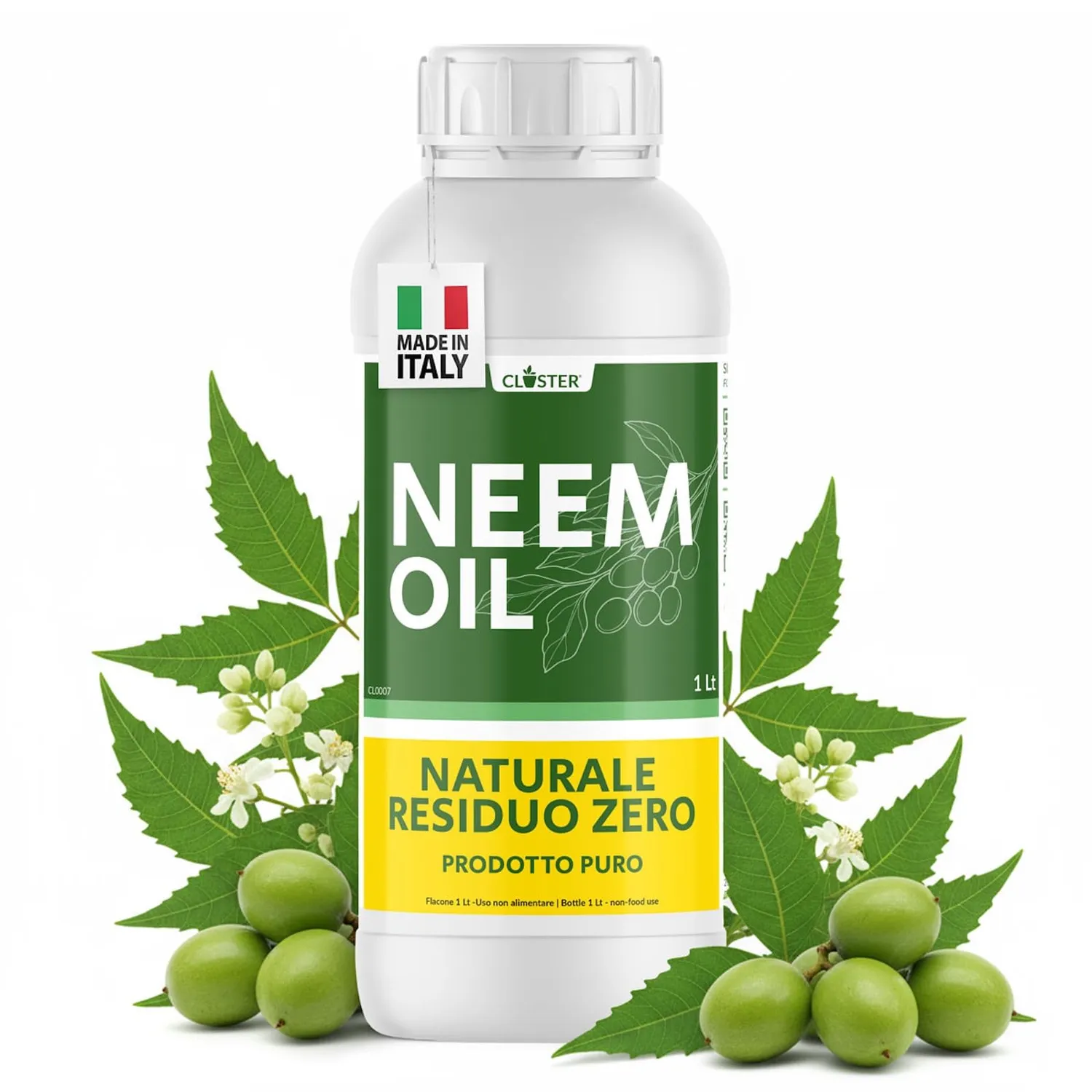 Closter Olio di Neem Puro Concentrato 250 ml per Piante