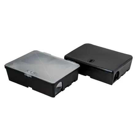 RistoraTrap erogatore esche topi nero basso profilo