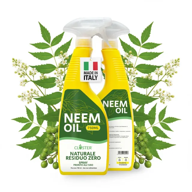 Closter Olio di Neem Spray Piante 750 ml Pronto Uso Naturale