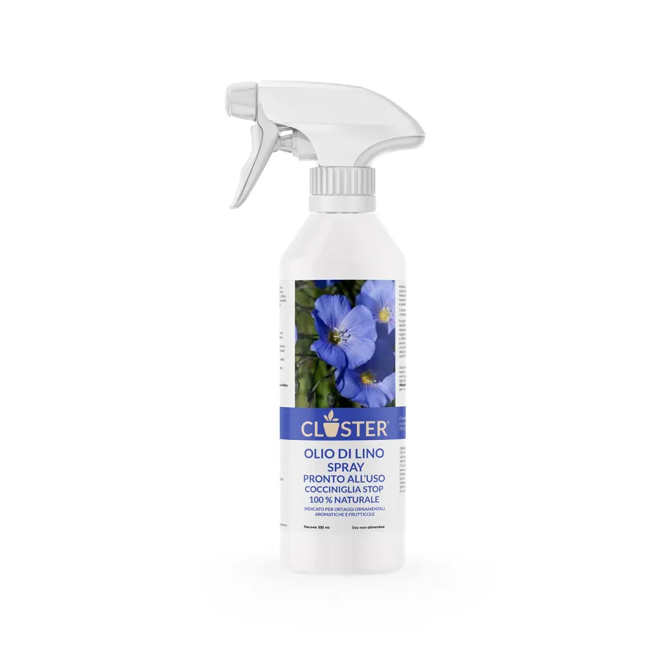 Closter Olio di Lino Spray Piante 500 ml Cocciniglia