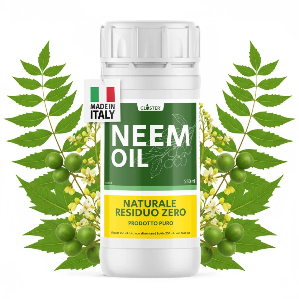 Closter Olio di Neem Puro Concentrato 250 ml per Piante