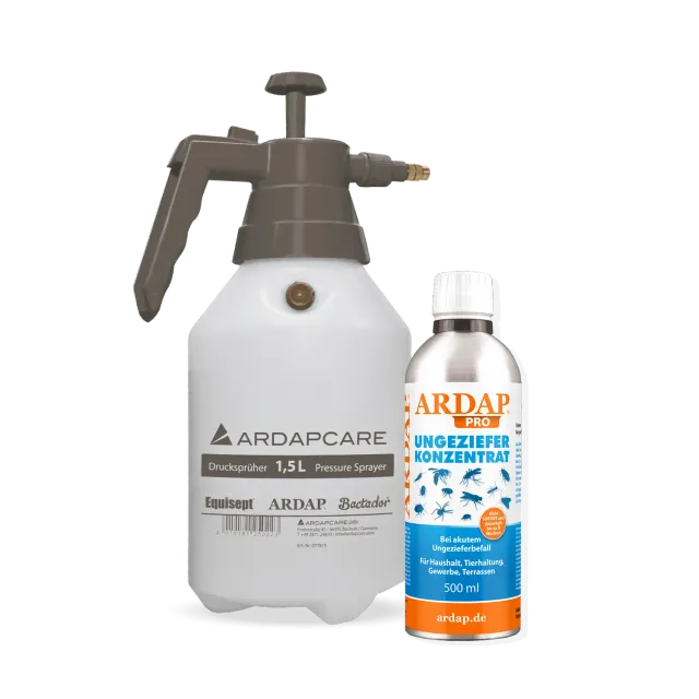 Ardap Pro insetticida concentrato kit con spruzzatore