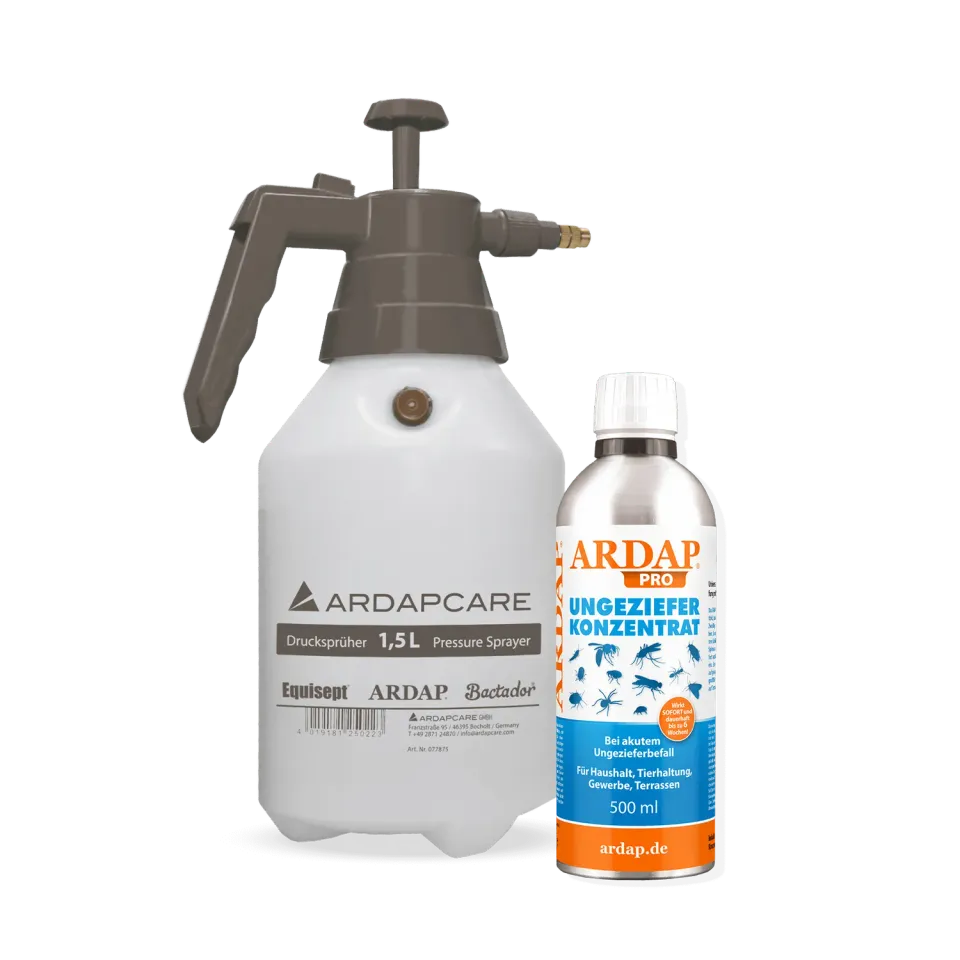 Ardap Pro insetticida concentrato kit con spruzzatore