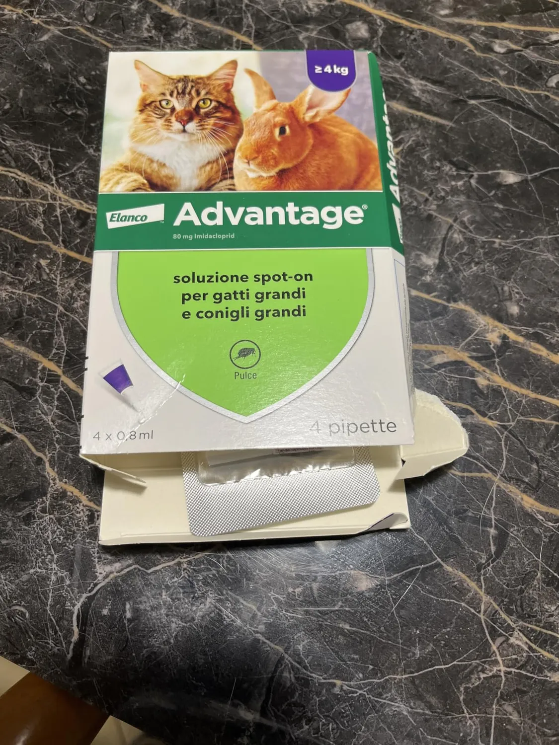Elanco Advantage Spot-On Gatti Grandi 4 Pipette