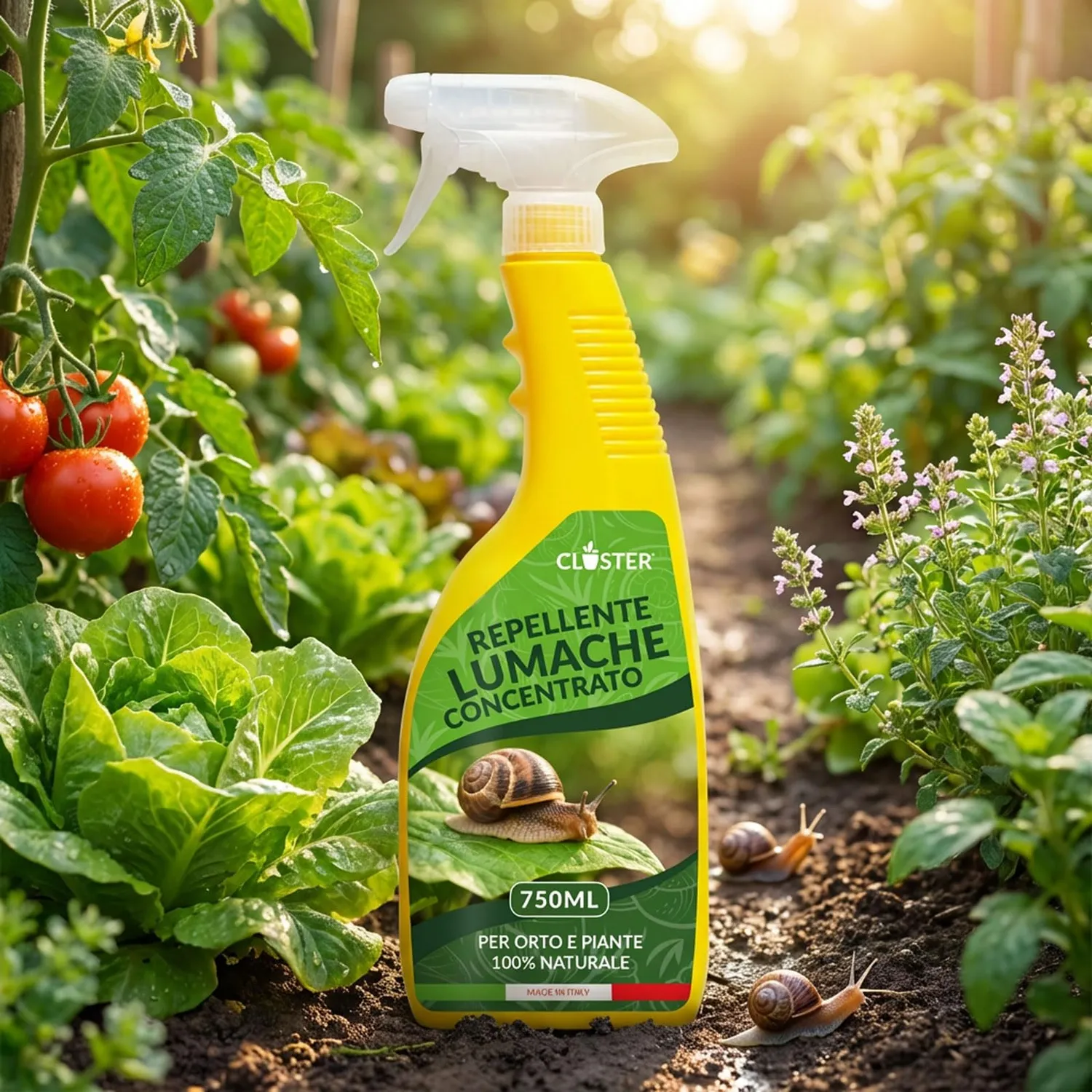Closter Spray Antilumaca naturale 750 ml orto giardino