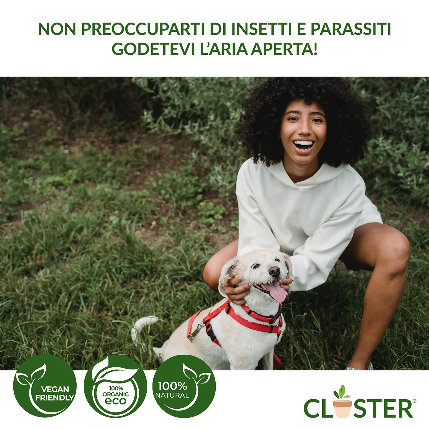 Closter Neem Pet Protection spray antiparassitario 500ml cani gatti