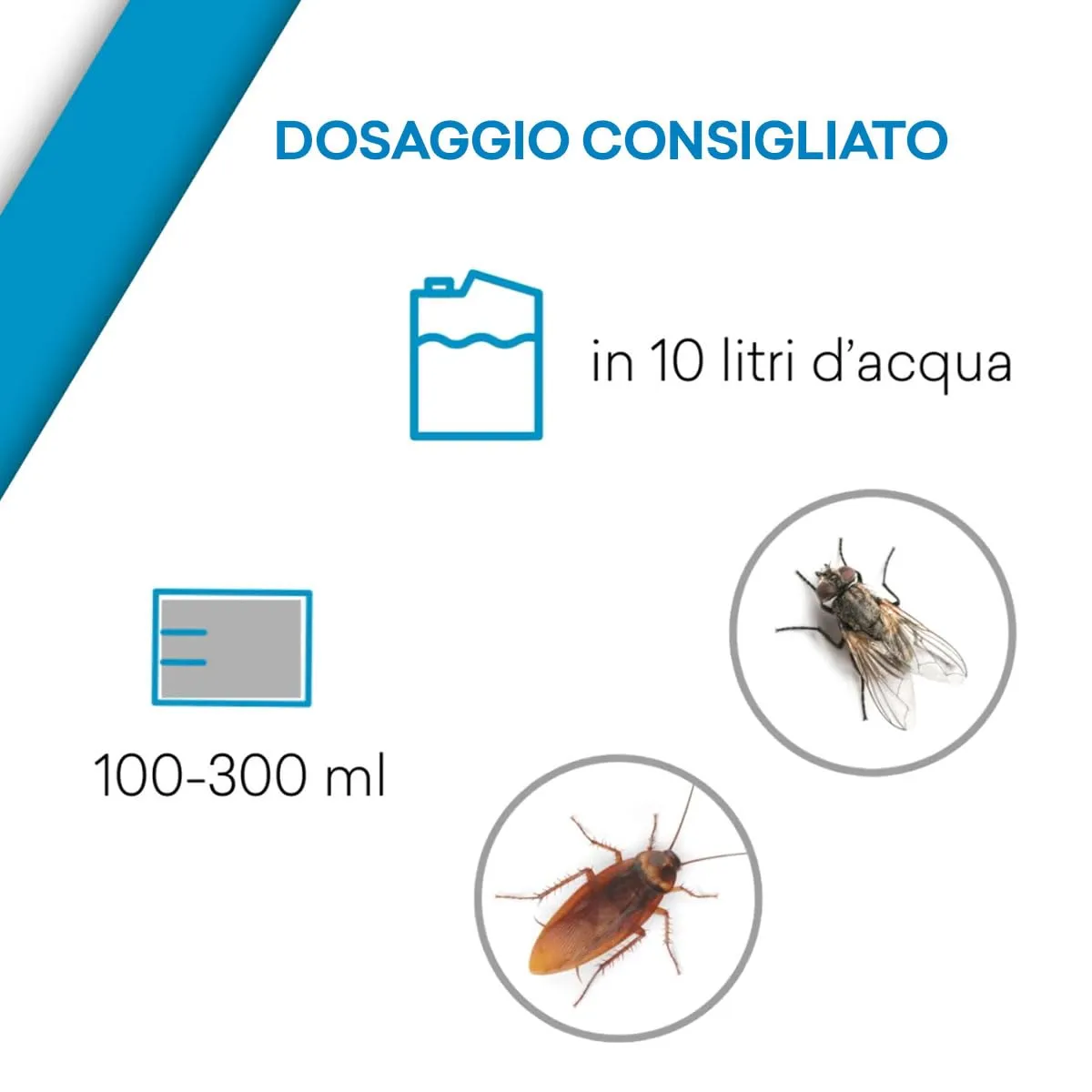 Vebi Draker 10.2 insetticida concentrato 1 litro zanzare blatte