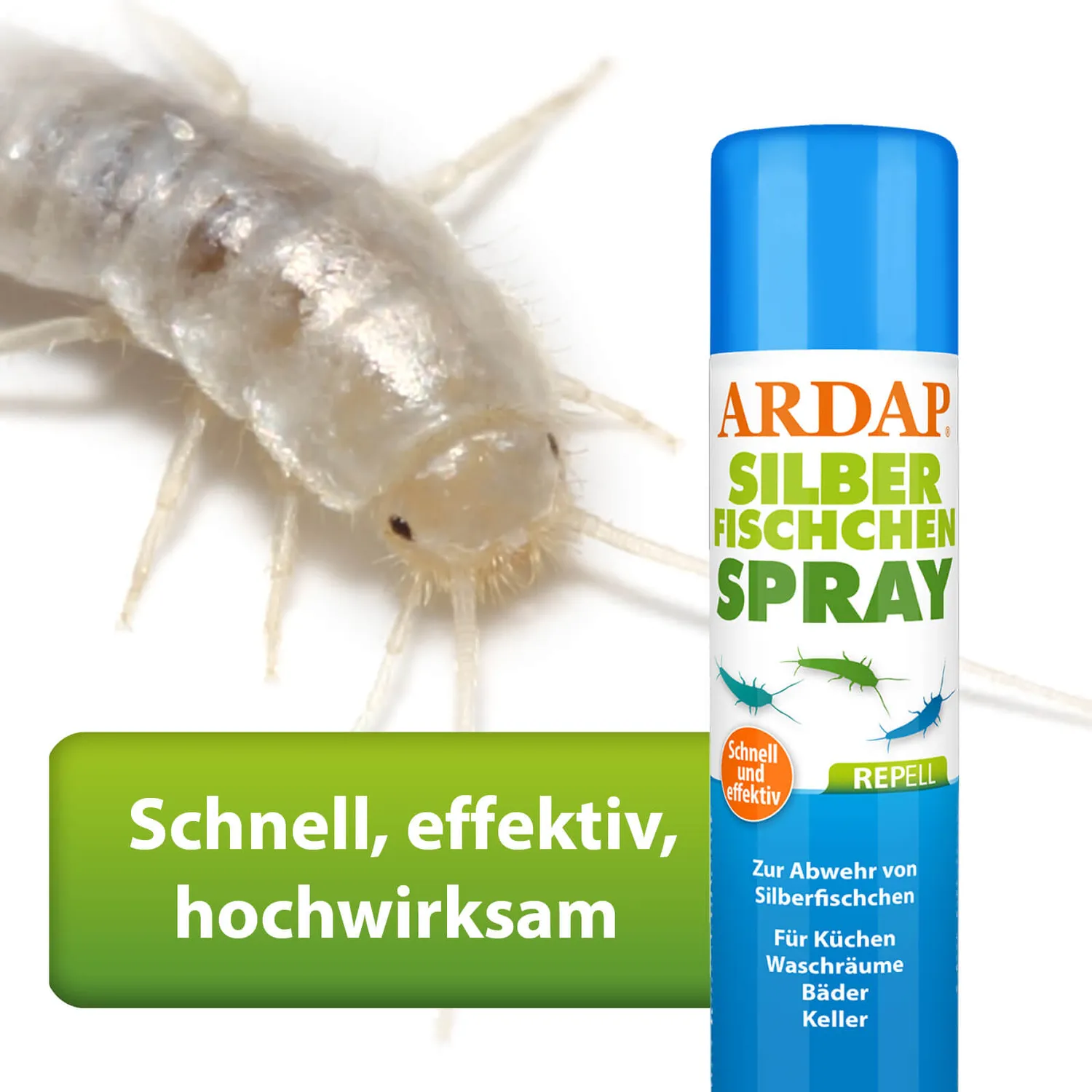 ARDAP Repell spray pesciolini argento 400 ml piretro