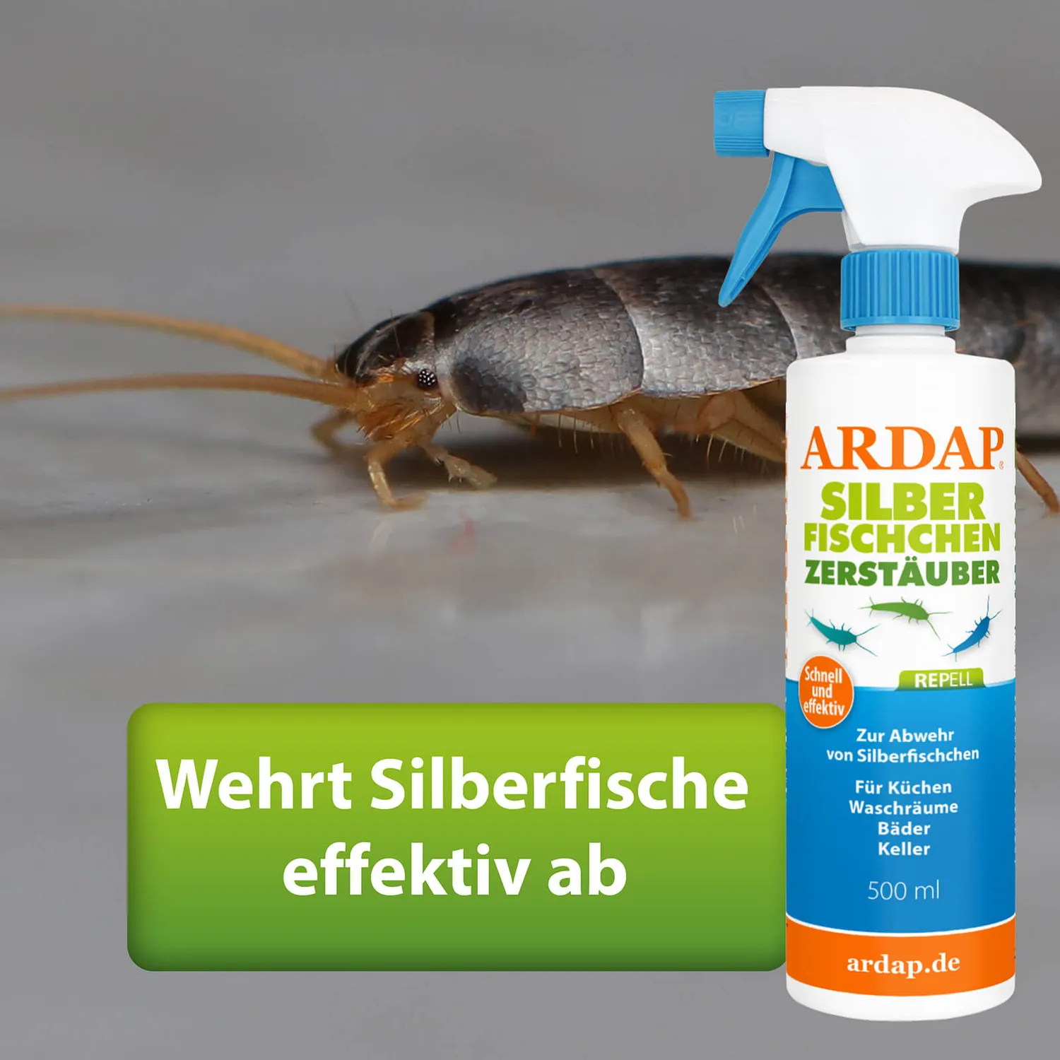 ARDAP Repell Zerstäuber spray pesciolini 500 ml bagno