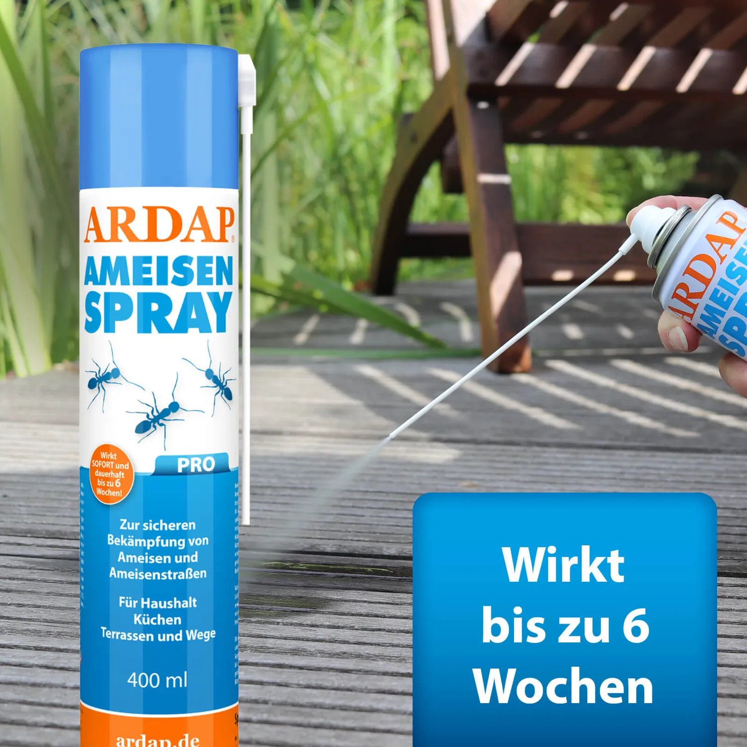ARDAP Pro Ameisenspray spray formiche 400 ml 6 settimane