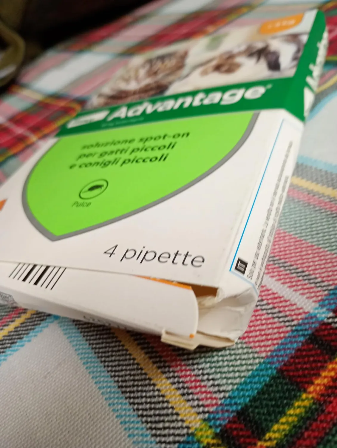 Elanco Advantage 40 mg spot-on gatti 4 pipette antipulci