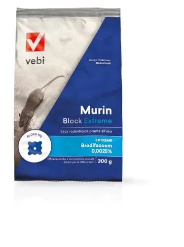 Vebi Murin Block Extreme esca topi ratti blocchi