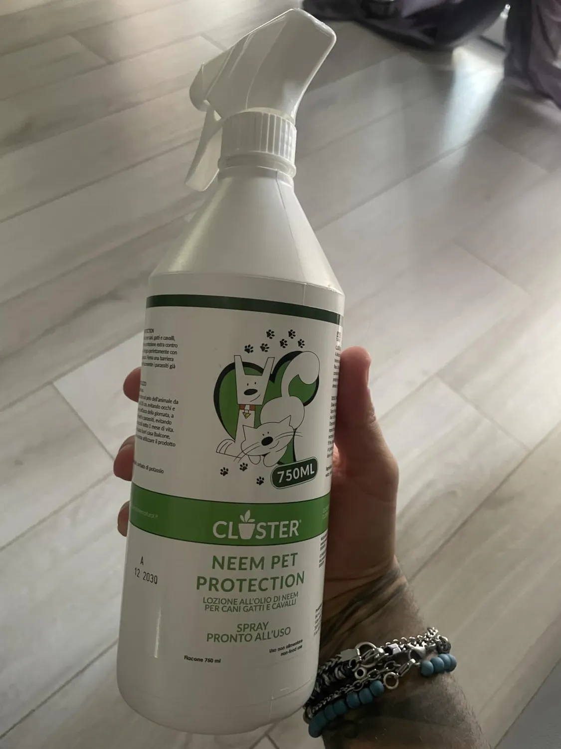 Closter Neem Pet Protection spray antiparassitario 500ml cani gatti